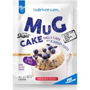Nutriversum Mugcake, 1x50 Grams/10 bars box/
