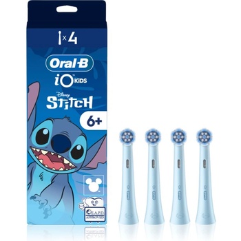 Oral-B iO Kids Disney Stitch резервни глави за четка за зъби за деца от 6-годишна възраст 4 бр