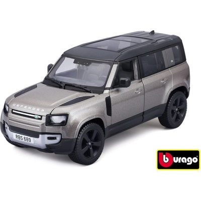 Bburago Plus Land Rover Defender 110 Silver 1:24