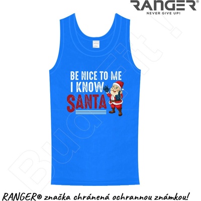 Ranger tielko motív Santa 2 modrá