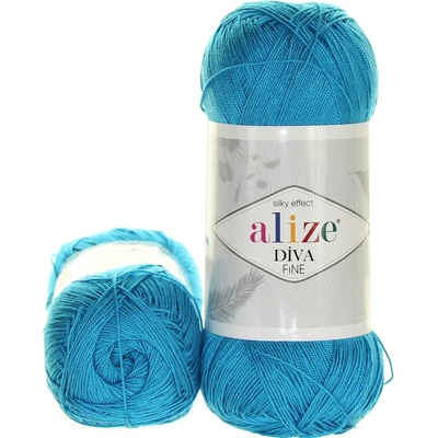 Alize Diva Fine 245 tyrkysová