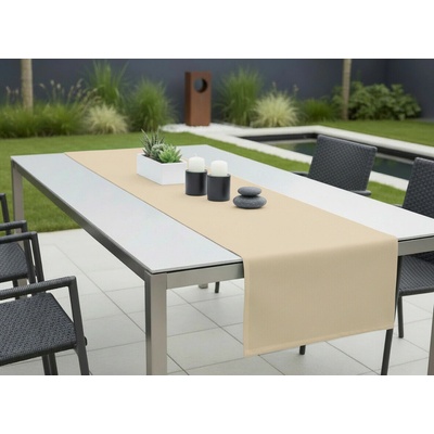 Mybesthome Venkovní běhoun ubrus Runner color 17 světle béžová 40x140 cm