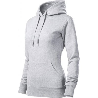 Mikina s klokankou Russell Světle šedý melír