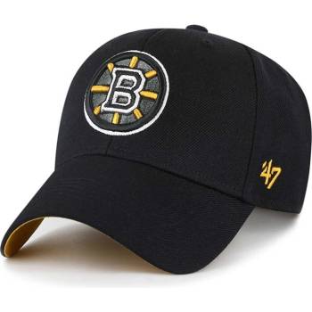 47 brand Шапка с козирка с вълна 47 brand NHL Boston Bruins в черно с апликация HVIN-SUMVP01WBP-BKA74 (HVIN.SUMVP01WBP.BKA74)