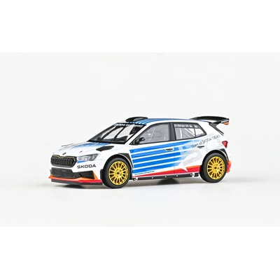 Abrex Škoda Fabia IV RS Rally2 2022 Škoda Motorsport Design 2025 130RS MC 1:43