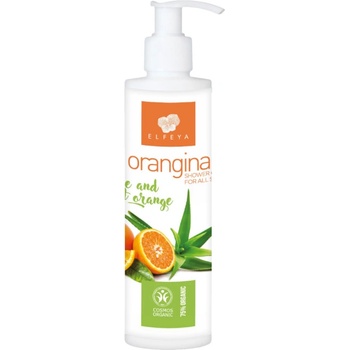 Elfeya cosmetics přírodní sprchový gel Orangina s pomerančovým olejem a aloe 200 ml
