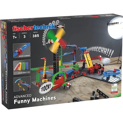 Fischertechnik Конструктор Fischertechnik Funny Machines, 3 модела, 385 части, над 7г (551588)