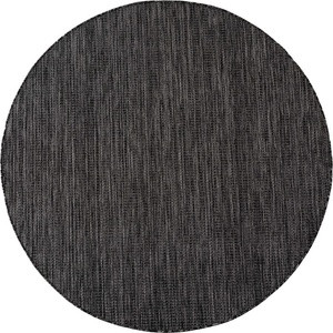 Ayyildiz Черен кръгъл килим за открито и закрито ø 120 cm Mira 1450 - Ayyildiz Carpets (MIRA1201201450BLACK)