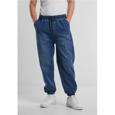 Urban Classics Мъжки Дънки Jogg Denim mid deep blue washed XXLUB-TB7296-19924 - Тъмносив, размер S