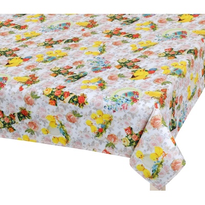 Brotex Veľkonočný obrus kuriatka 70x70cm
