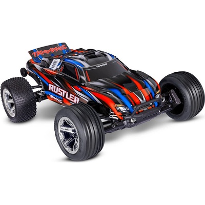 Traxxas Rustler 2BL 4WD RTR červený 1:10