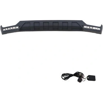 Добавка за предна броня с дневни светлини за Mercedes W461 / W463 G-CLASS (1989-2010) - Brabus дизайн