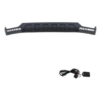 Добавка за предна броня с дневни светлини за Mercedes W461 / W463 G-CLASS (1989-2010) - Brabus дизайн