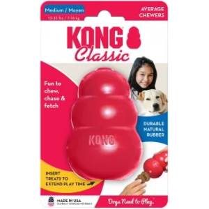 KONG classic medium - играчка за куче от гума - САЩ - t2e