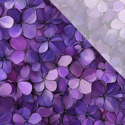Takoy Umělé hedvábí / silky mírně elastické fialky
