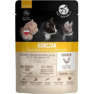 PET REPUBLIC Junior Chicken in a delicate sauce 100 g