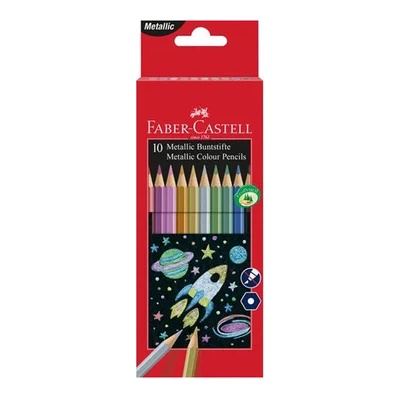 Faber-Castell Цветни моливи faber-castell Шестоъгълни шестоъгълни металически цветове 10 броя 201583 (201583)