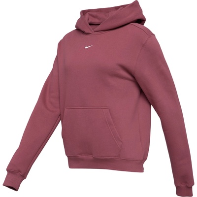 Nike NSW PHNX FLC OS PO Hoodie ružová biela