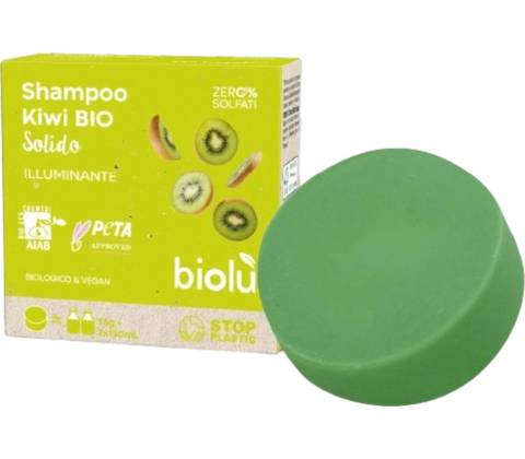 biolù Solid Hair Shampoo kiwi