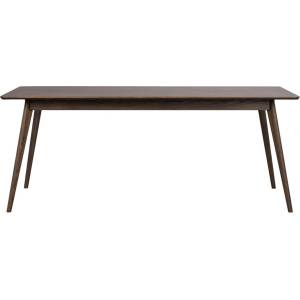 Rowico Home Тъмнокафява сгъваема трапезна маса от декор от дъб 90x190 cm Yumi - Rowico (119210)