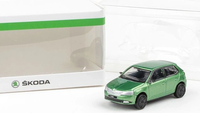 Abrex Škoda Fabia III Zelená 1:72 - Heureka.cz