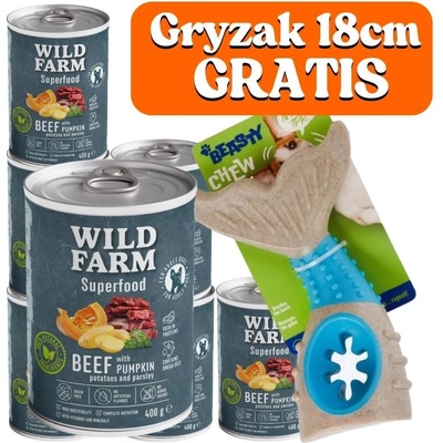 Wild Farm Superfood Beef 6 x 400 g