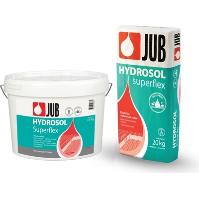 JUB HYDROSOL superflex 2K elastická dvousložková hydroizolace 27.5 kg (20 kg složka A + 7.5 kg složka B)