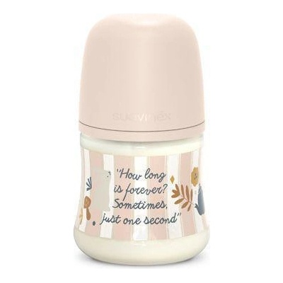 Suavinex dojčenská fľaša Wonderland fyziol průtok růžová 150ml