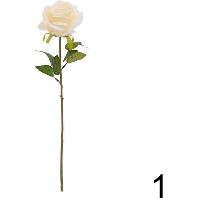 Ruža kus 45cm biela 248066B