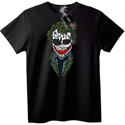 NOONEBRAND Тениска Калиграмен Joker - 3XL, Black
