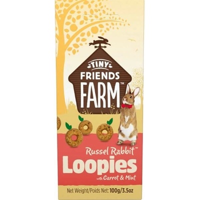 Supreme Tiny FARM Snack Rabbit Loopies králík 100 g