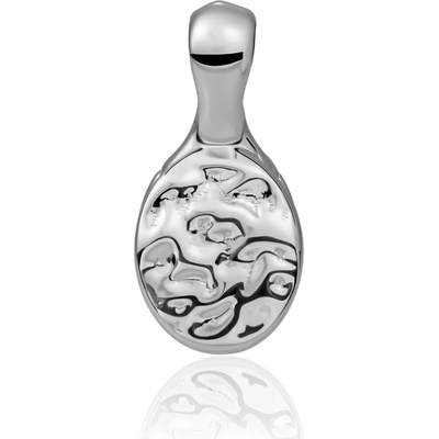 Sparkling Jewels Strieborný prívesok s krčeným designom PENS26