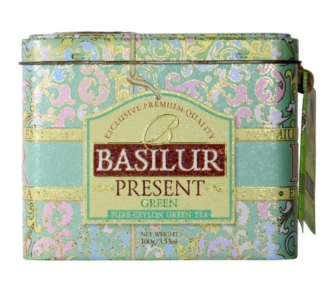 Basilur Present green plech 100 g