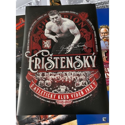 Plagát Mars and Arms Frištenský - čierny-červený