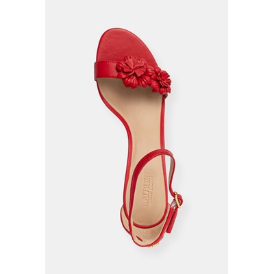 Lauren Ralph Lauren сандали с висок ток кожени Allie M Flwr (802P10640003.600)