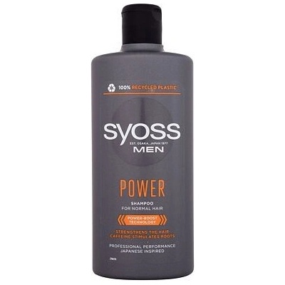 Syoss Men Power Shampoo šampon pro posílení vlasů a stimulaci růstu 440 ml