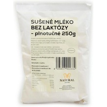 Natural Jihlava Sušené mlieko bez laktózy plnotučnej natural 250 g