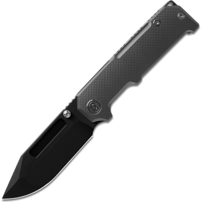 Miguron Knives Geddon-6mm 3.75 M390 balde,Dark Grey Ti handle
