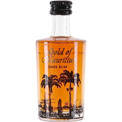 Gold of Mauritius Dark Rum 40% 0,05 l (holá láhev)