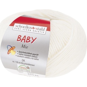 Schoeller + Stahl Baby Mix 90166-01 White Плетива прежда (90166-01)