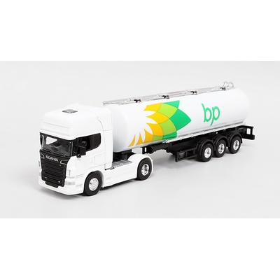 Welly Scania R730 V8 2011 tahač s přívěsem BP 1:64