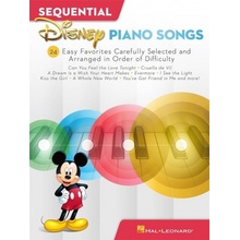 Sequential Disney Piano Songs 24 najkrajších piesní pre začiatočníkov hry na klavír