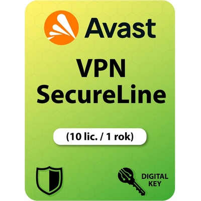 AVAST SECURELINE VPN 10 lic. 1 ROK (ASMEN12EXXA010)