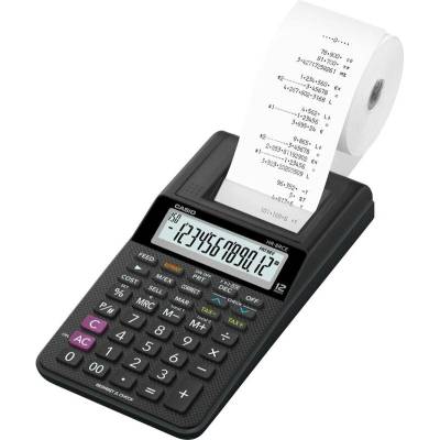 Casio HR-8RCE BK s tiskem černá
