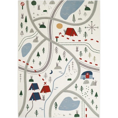 Nattiot Детски килим , 123 x 180 cm Little Camper - Nattiot (1047450816)