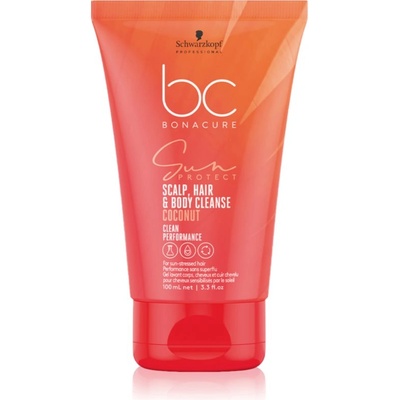 Schwarzkopf Professional BC Bonacure Sun Protect Scalp, Hair & Body Cleanse шампоан за коса и тяло 100ml
