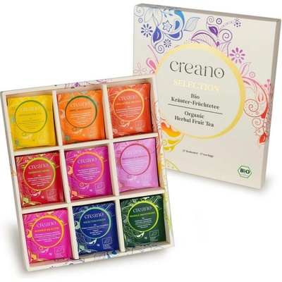 Creano BIO sada ovocných & bylinných čajů 27 sáčků 9 příchutí 54 g