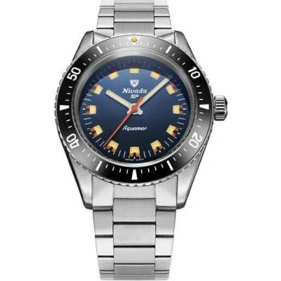 Nivada Grenchen Aquamar Blue - Flat Link Bracelet