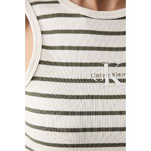 Calvin Klein рокля по тялото от памук с еластан (LV047G245G)