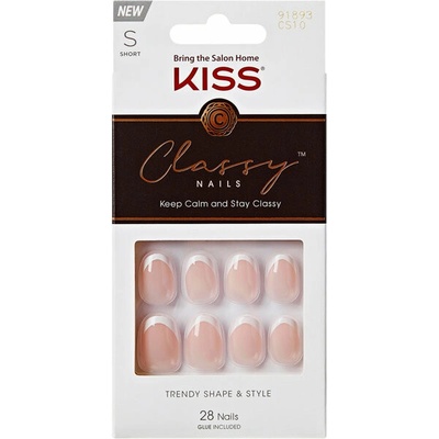 KISS Classy Nails Keep Calm and Stay Classy umelé nechty 28 ks